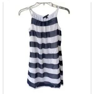 Nautica Girls Sundress Size 10 Navy & White Sailor Stripe.  Size 10.